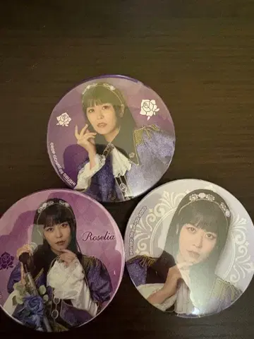 뱅드림! Roselia 미나토 유키나 아티스트 트레이딩 캔뱃지 3개