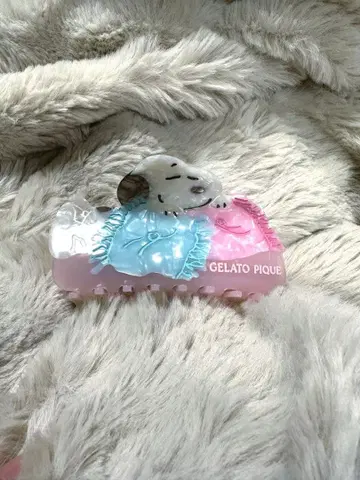 정가 이하 gelato pique 스누피 오리지널 아트 바나나 클립