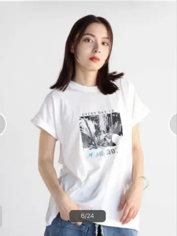 RADIATE 그래픽 T셔츠 화이트