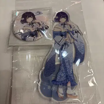 학마스 학원 아이돌 마스터 아크릴 스탠드 캔뱃지 하레기 하타야 미스즈