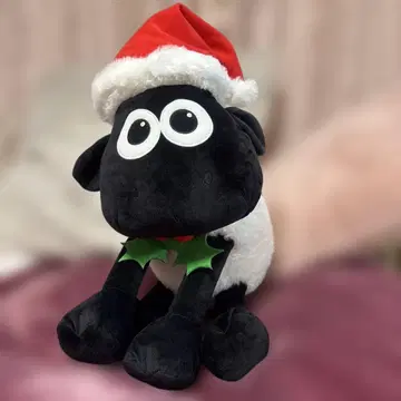 숀더쉽 산타 모자 포함 봉제 인형