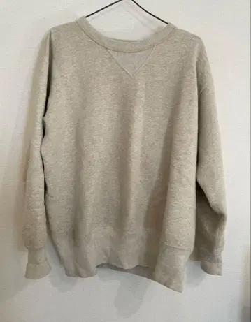 BONCOURA 양면 V 트레이너 맨투맨 오트밀 38