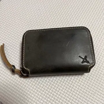 아인소프 라운드 지퍼 접이식 지갑