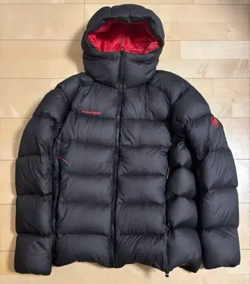마무트 다운 자켓 멜론 인 후디드 자켓 블랙 XL