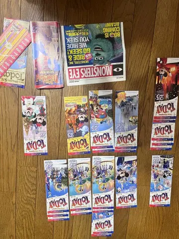 도쿄 디즈니랜드 가이드맵 & 투데이 세트 덤 포함