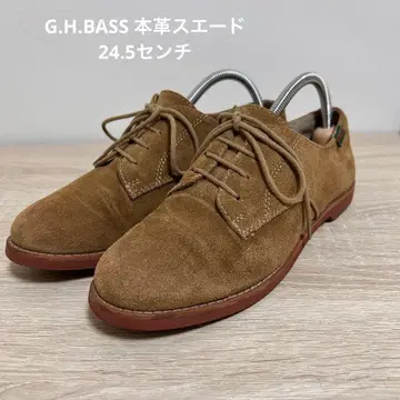 G.H.BASS 천연 가죽 스웨이드 레이스업 슈즈 7.5M 24.5cm