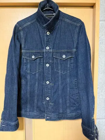 nano universe 다크 네이비 데님 자켓