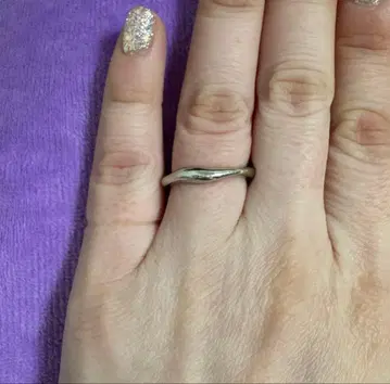 가격 인하 ete 실버 925 웨이브 반지 9호