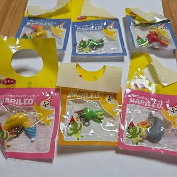 립톤 MARILEO 참 마스코트 6개 세트 레어