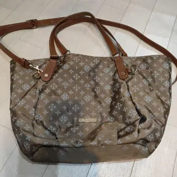 러셋 브라운 나일론 토트백