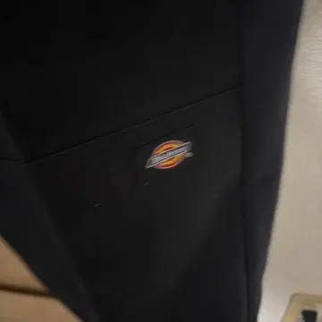 Dickies 블랙 워크 팬츠