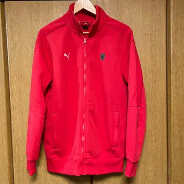 푸마 페라리 트랙 자켓 사이즈 M 빨간색