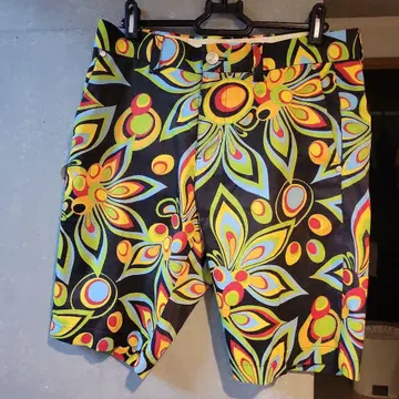 LTM 컬러풀 꽃무늬 골프 팬츠