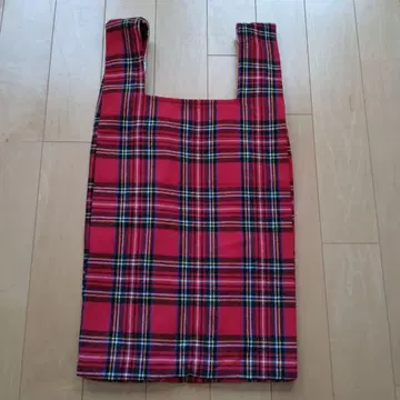 마스터앤코 레드 체크 백