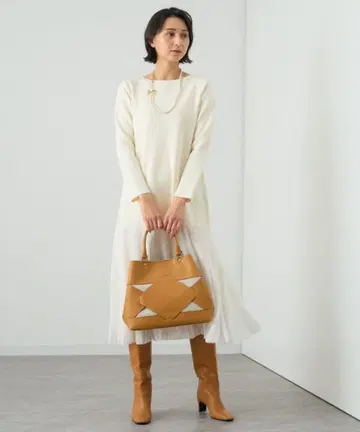 아나이 컷워크 2WAY 토트 백