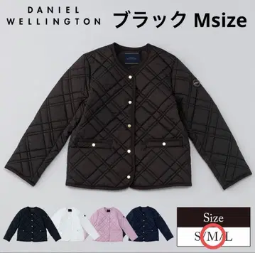 새상품 DANIEL WELLINGTON 퀼팅 자켓 블랙 M