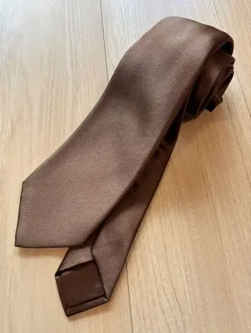 키튼 KITON 넥타이 브라운 실크 100% 새상품급
