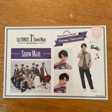SixTONES 1st Snow Man Anniversary 스티커