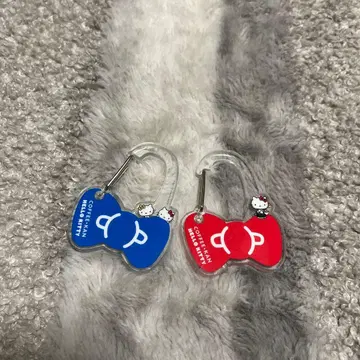 헬로키티 커피잔 카라비너 2개 세트