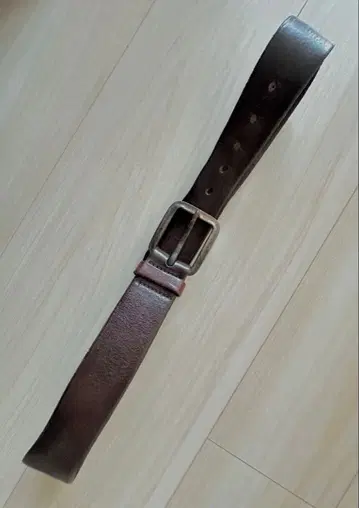 ORCIANI 브라운 가죽 벨트