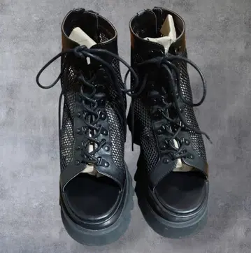 HARE 메쉬 부츠 샌들 블랙 L