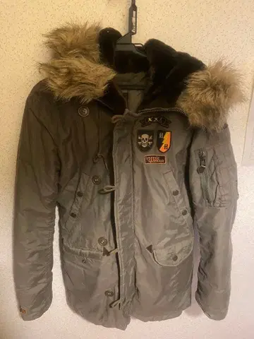 HYSTERIC GLAMOUR 카키 밀리터리 자켓