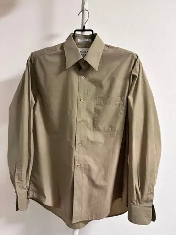 MODENA 베이지 긴팔 셔츠 REG 15 1/2