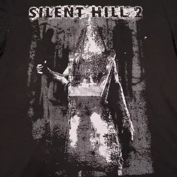사일런트 힐 피라미드 헤드 호러 게임 티셔츠 삼각형 머리