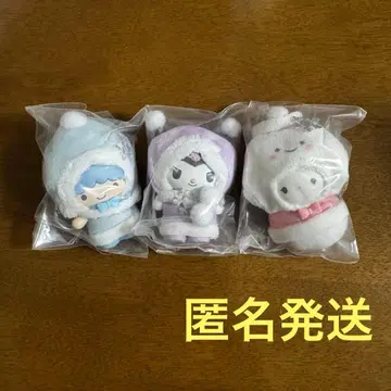 산리오 치비토모 눈의 정령 키키 쿠로미 코기뮨 세트