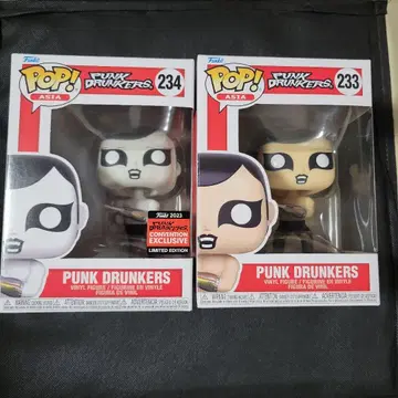 새상품 펑크 드렁커스 FUNKO POP! ASIA AITSU 2체 세트