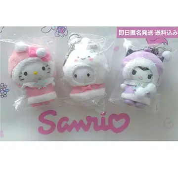 산리오 치비토모 키링 눈의 정령 헬로키티 코기민 쿠로미