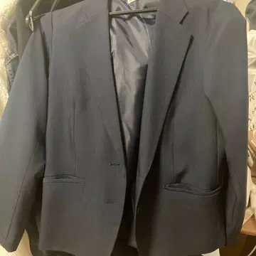 네이비 테일러드 자켓