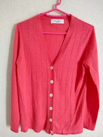 FRAMeWORK 리브 가디건 핑크