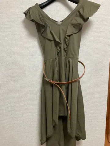 리나시멘토 프릴 슬리브리스 원피스 XS