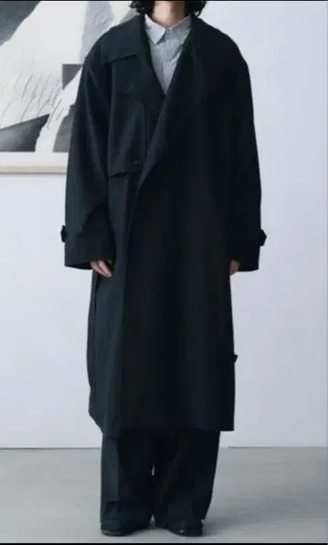 SINSS 와이드 롱 트렌치코트