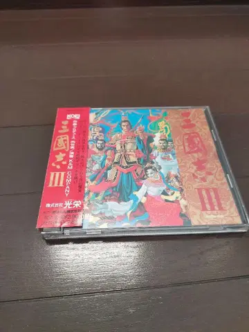 코에이 삼국지 III 오리지널 사운드 트랙 오비 포함 새상품급