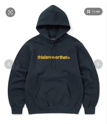 thisisneverthat 네이비 후드티 S