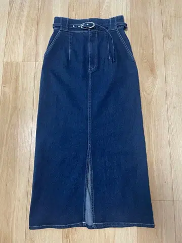 데님 타이트 스커트