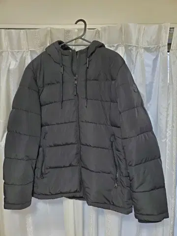 Calvin Klein 후드 부착 다운 자켓 블랙 L~XL 새상품급