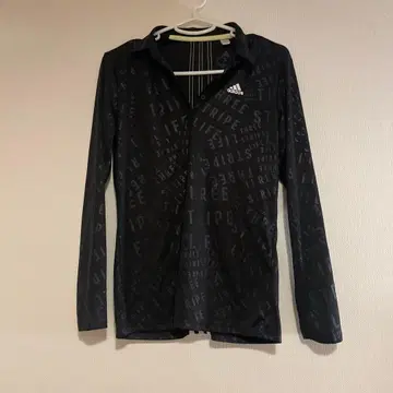 adidas 블랙 긴팔 셔츠 여성용