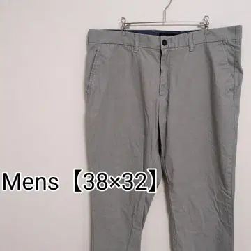 F65 [US 수입] 타미힐피거 팬츠 [남성용 38 x 32] 그레이