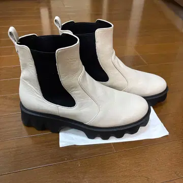 TRANQUILLO 사이드 고어 부츠 천연 가죽