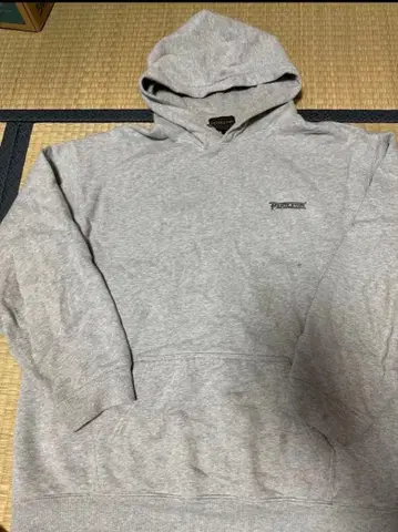 Pendleton 그레이 후드 부착 후드티