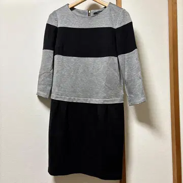 NOUQUE 7부 소매 무릎 기장 여성용 원피스