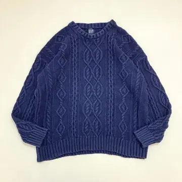 GAP 갭 피셔맨 니트 케이블 짜임 빅 사이즈 XL
