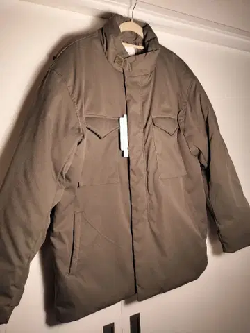 남성용 카키 자켓 L 사이즈