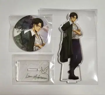 진격의 거인 attack fes 아크릴 스탠드 캔뱃지 리바이