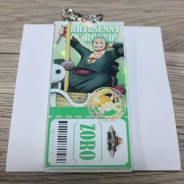 원피스 조로 홀로그램 아크릴 키링 13주년 무기와라 스토어