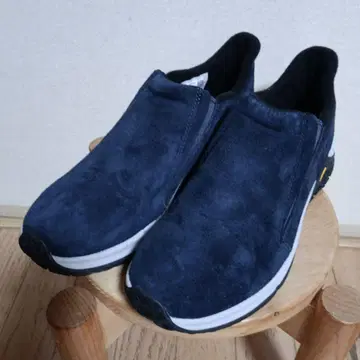 MERRELL 머렐 남성용 정글 모크 천연 가죽 스니커즈 네이비