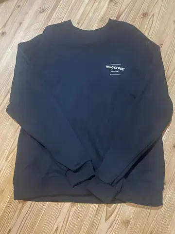 NO COFFEE 블랙 트레이닝복